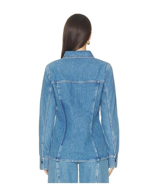 Closed Blue Organic Seaming Shirt
