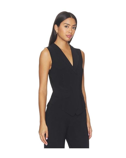 Norma Kamali Blue Vest With Lapel