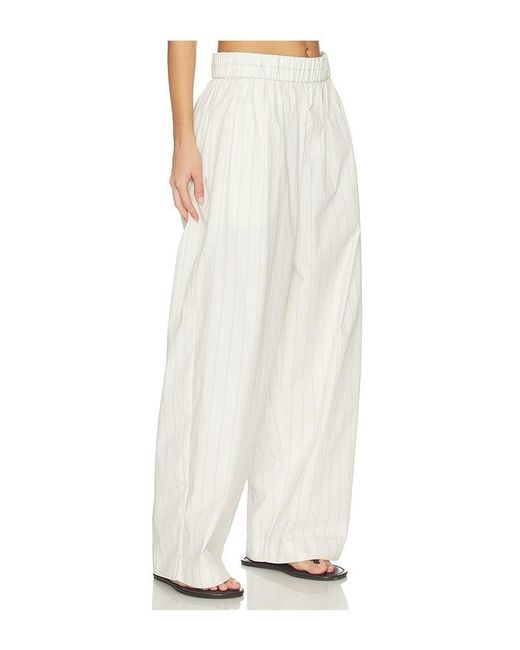 St. Agni White Everyday Relaxed Pants