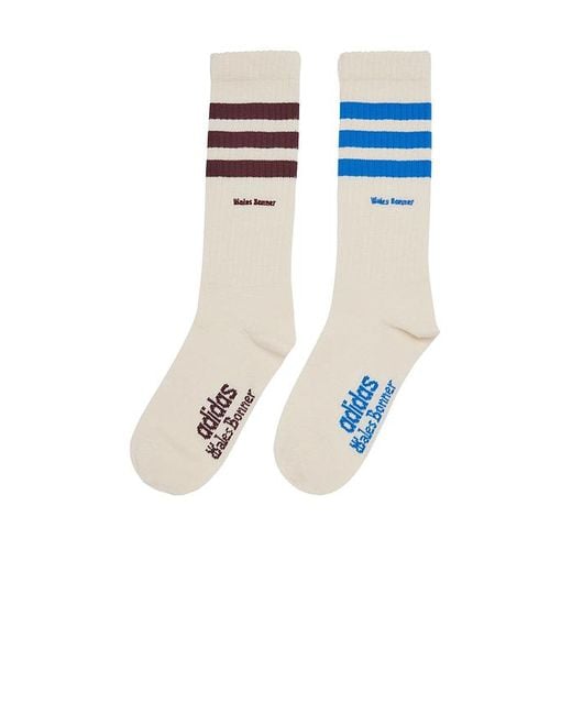 Adidas by Wales Bonner Blue 3S Socks