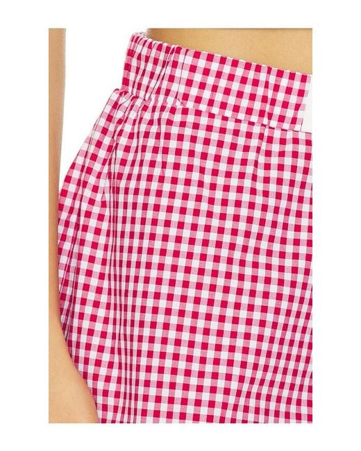 Hype and Vice Pink Alabama Gameday Gingham Short