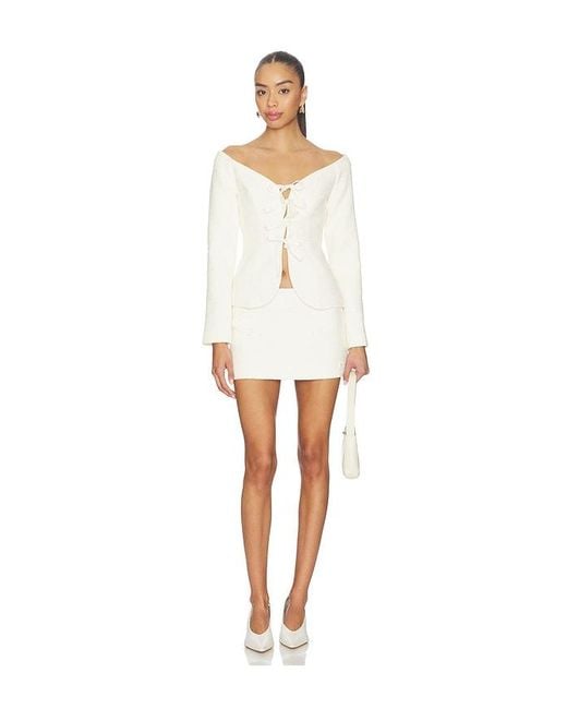 MAJORELLE White Annie Top