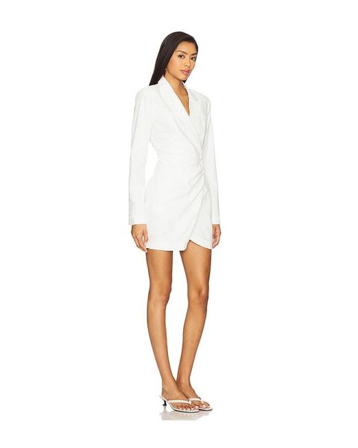 MORE TO COME White Mily Blazer Dress