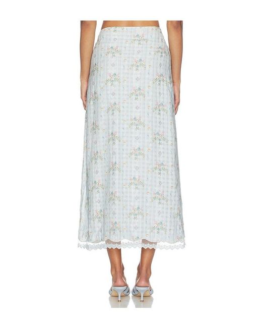 Agua Bendita Blue Tove Bleu Skirt