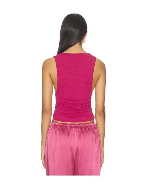 SOVERE Pink Loni Top