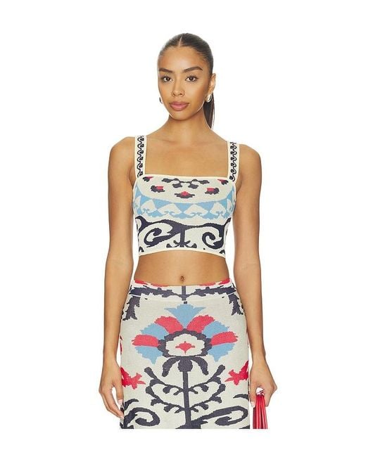 MISA Los Angles White Cora Top