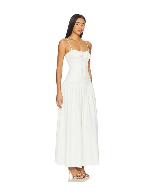 SNDY'S White Lelessa Maxi Dress
