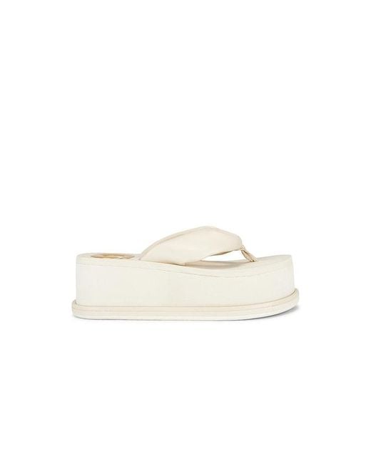 Cult Gaia White Cg Platform Flip Flops