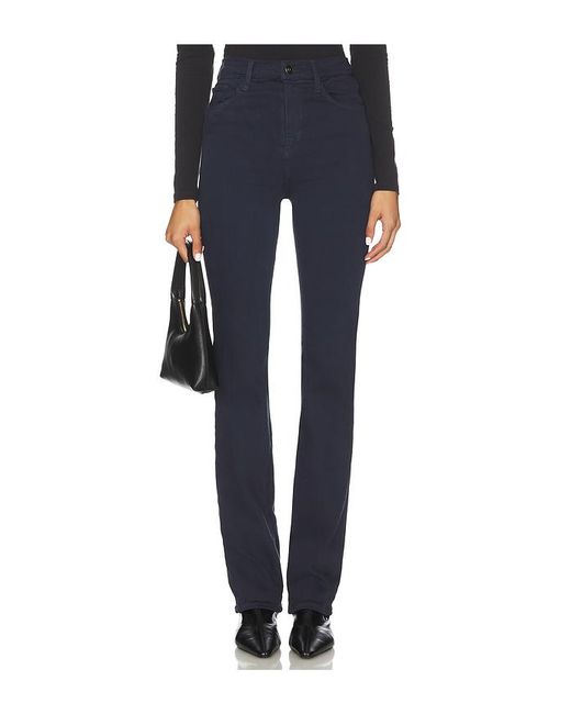 FAVORITE DAUGHTER Blue Valentina Super High Rise Mini Bootleg