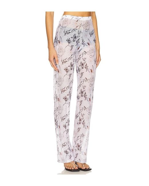 Juliet Johnstone White Mesh Pant