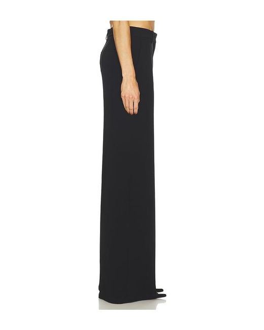 Theory Black Fluid Flare Crepe Pant