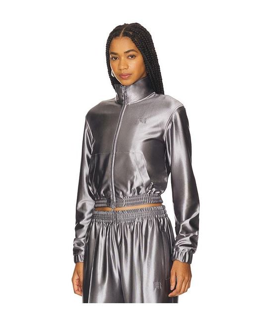 Alexander Wang Black Shrunken Zip-Up Jacket