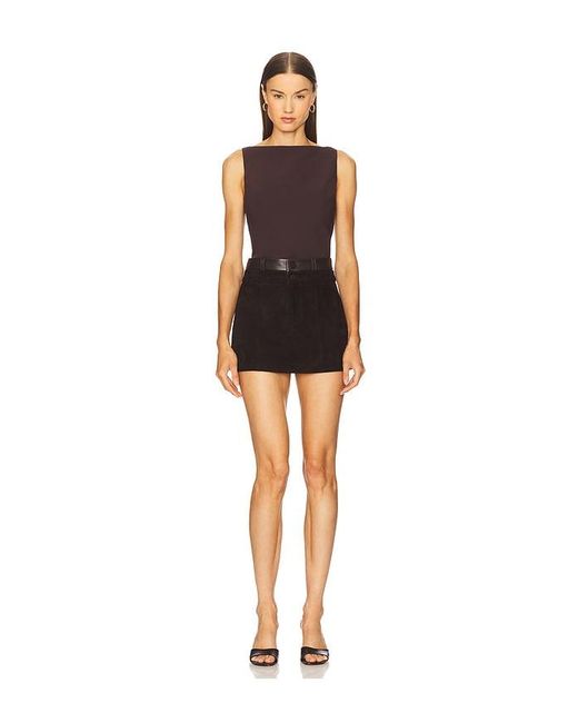 Ceren Ocak Black Double Detailed Skirt
