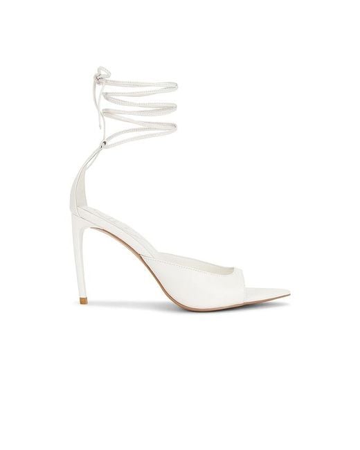 Michael Costello White X Revolve Tiera Heel