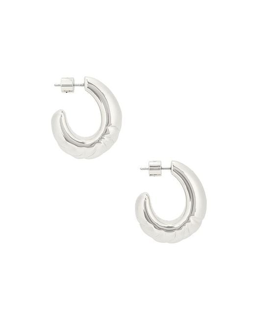 Jenny Bird White Slim Nelle Hoops