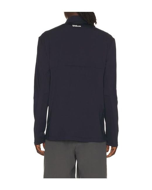 Wilson Blue Elevate Performance Half-Zip for men