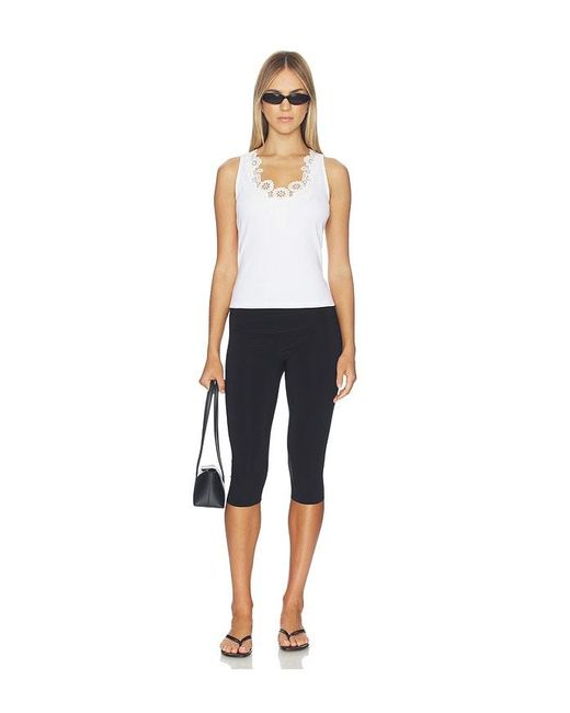 Veronica Beard White Narcisa Tank