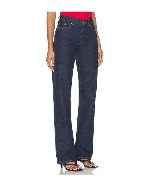Casablanca Blue Selvedge Embroidered Laurel Jeans