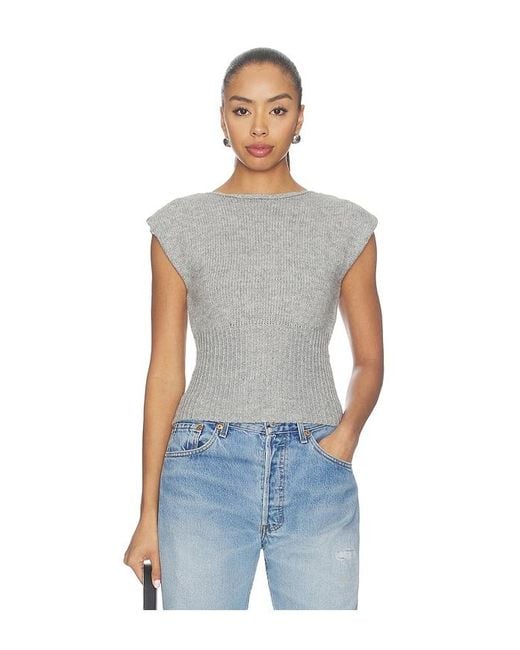 ALL THE WAYS Blue Medora Knit Top