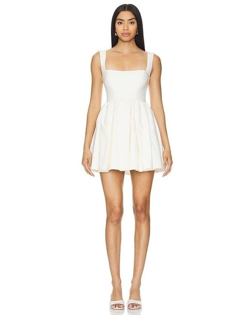 LPA White Giovanna Mini Dress