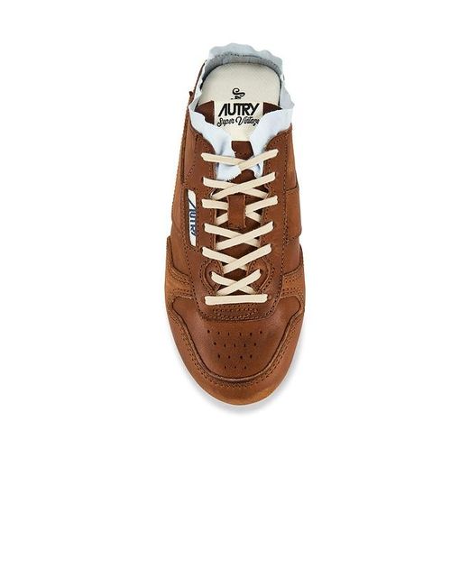 Autry Brown Windspin Mule Sneaker