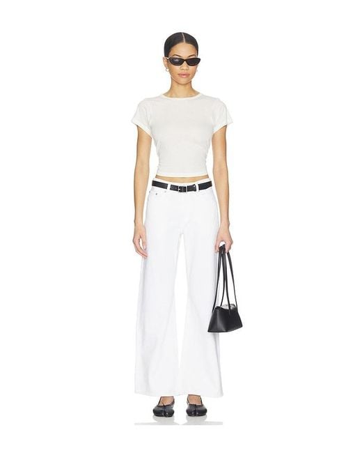 Levi's White Loose Boot