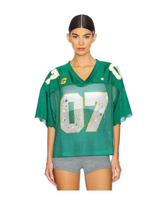 Champion Green X Guizio Cut-Off Football Jersey