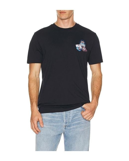 Original Penguin Black Gondola Patch Tee for men