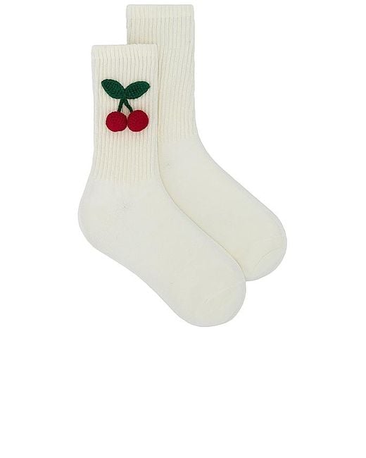 Casa Clara White Paulina Sock