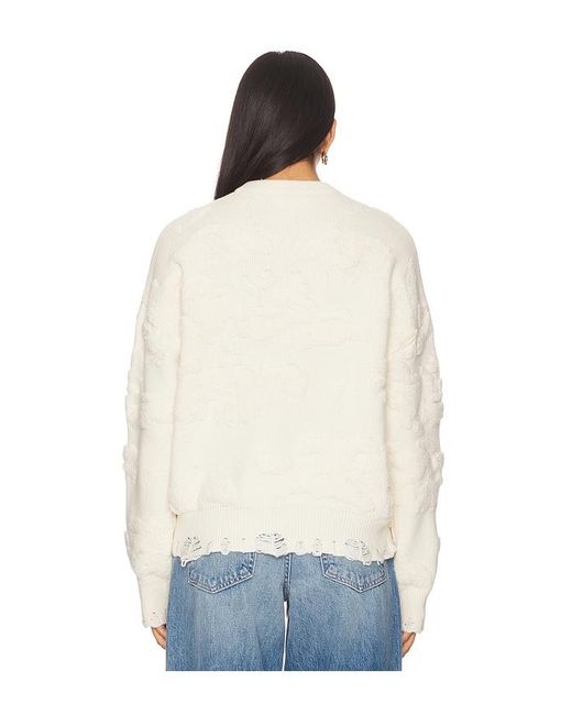 Clea Blue Lennox Cloud Jacquard Knit