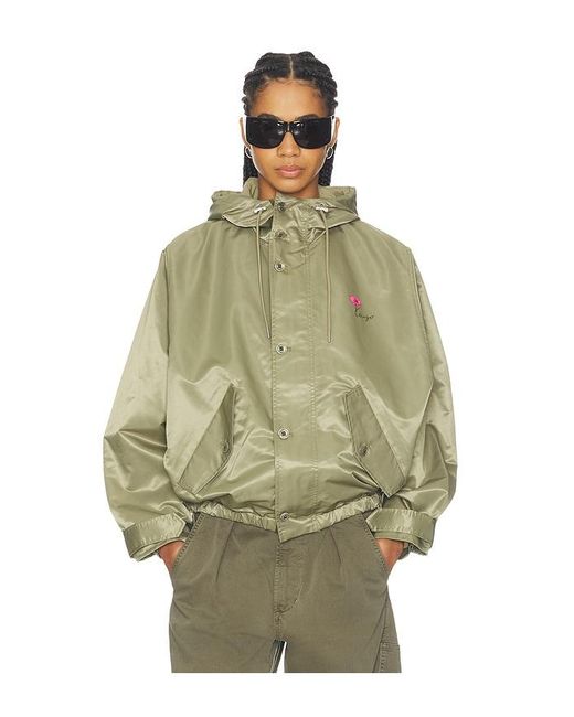 KENZO Green Tulip Windbreaker