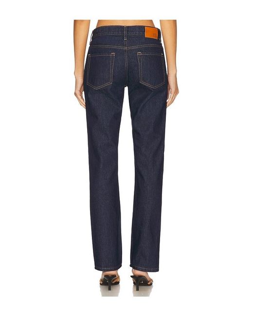 EB DENIM Blue Low Rise Straight