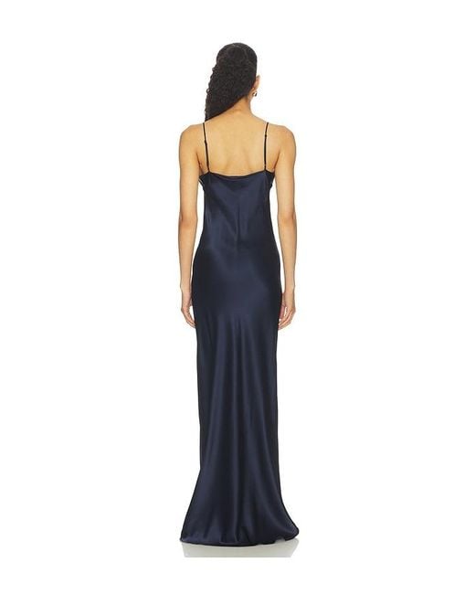 Nili Lotan Blue Cami Gown
