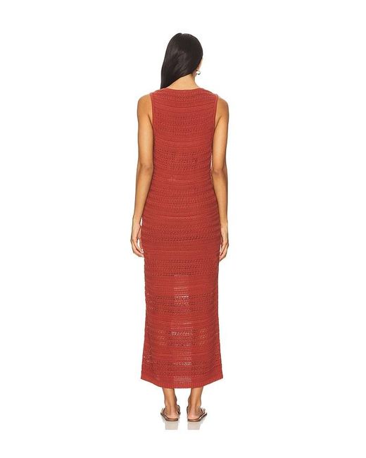 Nation Los Angeles Red Carrer Sweater Dress
