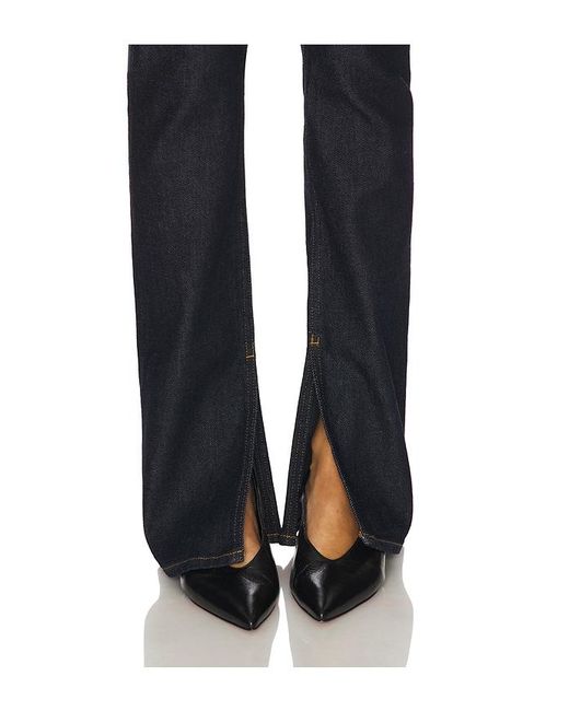 Agolde Black Ingram Split Skinny Jeans