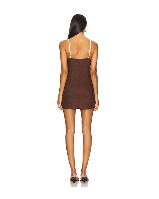 Milkwhite Brown Kleid