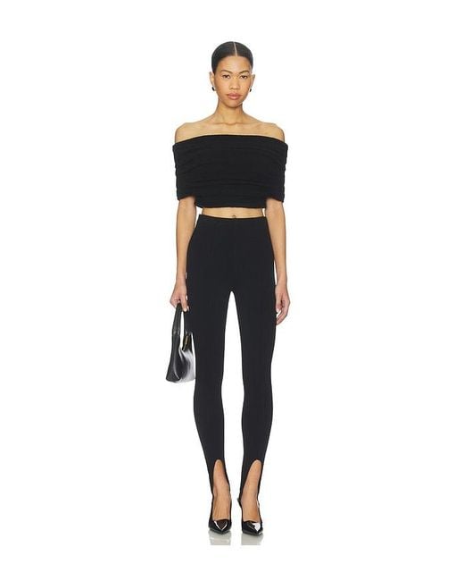 SER.O.YA Black Kelsey Stirrup Legging