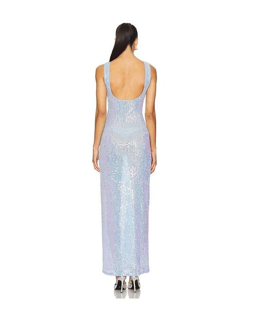 Lovers + Friends Blue Katrine Maxi Dress