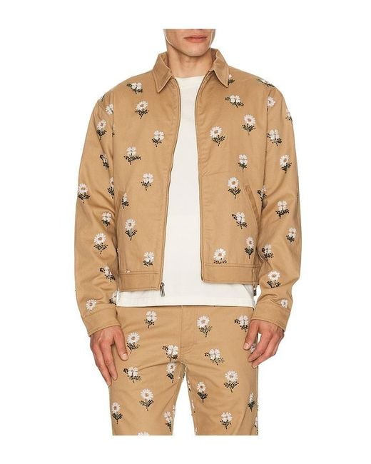 Honor The Gift Natural Flowers Beaded Jacket for men