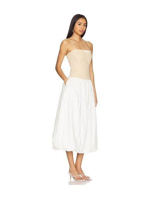 Line & Dot White Anthia Dress