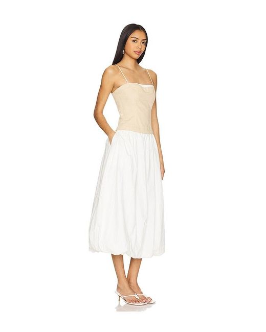Line & Dot White Anthia Dress