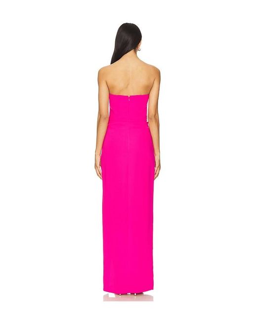 Amanda Uprichard Pink Ronelle Maxi