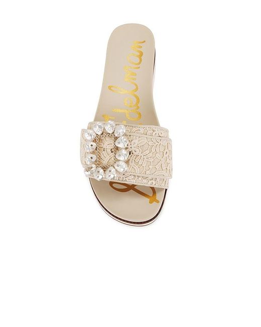 Sam Edelman White Arianeorchid Sandal
