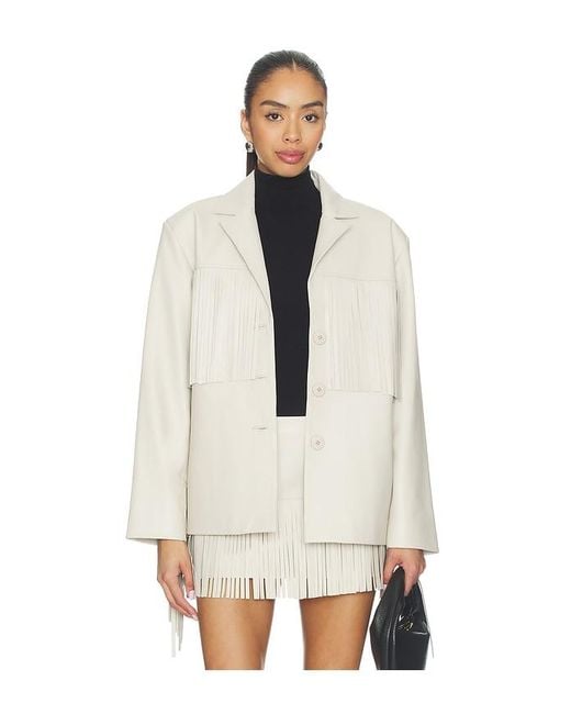 Lamarque White Rianne Jacket