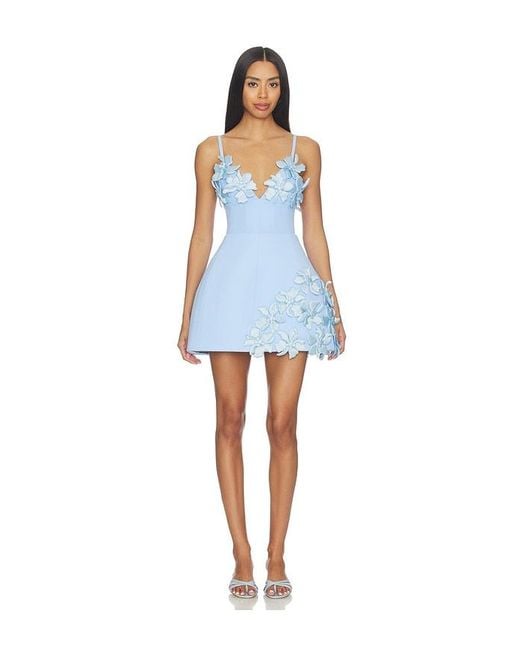 Bronx and Banco Blue Emma3D Floral Mini Dress