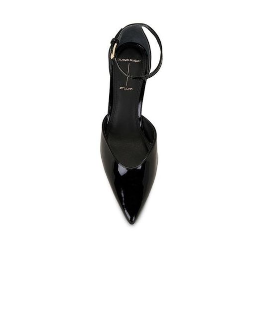 Black Suede Studio Black Pumps Darcie 80