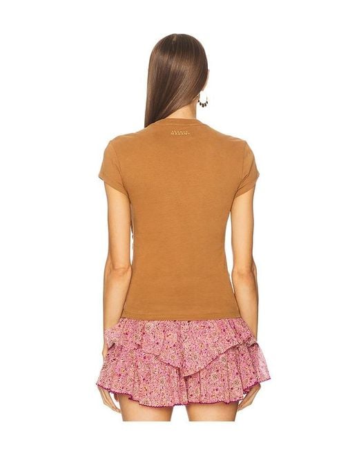 Isabel Marant Red Maelie Top
