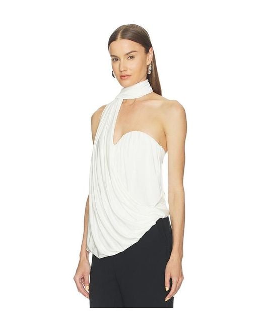 Camila Coelho White Serafina Top