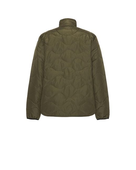 Schott Nyc Green Military Down Jacket for men