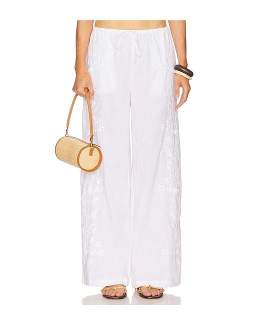 Ciao Lucia White Ermmano Pant